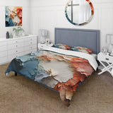 Beige And Orange Custards Collage II - Duvet Cover Set