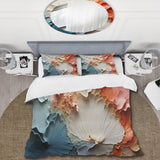 Beige And Orange Custards Collage II - Duvet Cover Set