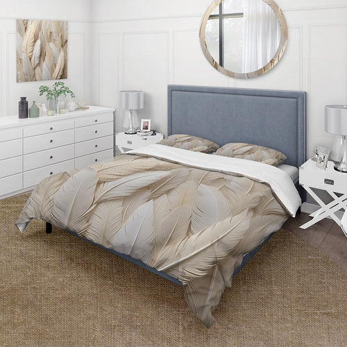 Feathery Plumes - Duvet Cover Set