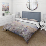 Minimal Purple Herbs Country Charm - Duvet Cover Set