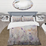 Minimal Purple Herbs Country Charm - Duvet Cover Set