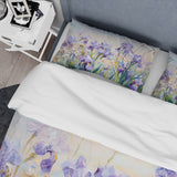 Purple Irises Country Charm - Duvet Cover Set