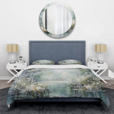 Minimal River Forest Liquid Art I - Duvet Cover Set