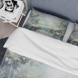 Minimal River Forest Liquid Art I - Duvet Cover Set