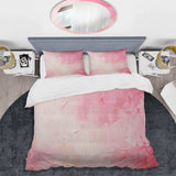 Gold And Pink Minimal Abstract River IV - Duvet Cover Set