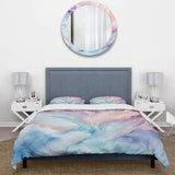 Pink And Blue Glacier Sunrise - Duvet Cover Set