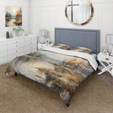 Lakeside Fall Foliage Serenity II - Duvet Cover Set