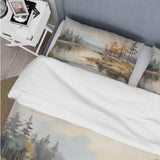 Lakeside Fall Foliage Serenity II - Duvet Cover Set