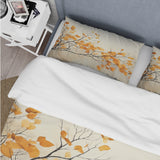 Amber Autumn Leaves - Duvet Cover Set