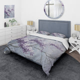 Beautiful Lilac Dreamscape IV - Duvet Cover Set