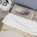 Gold And Purple Lunar Spiral - Duvet Cover Set