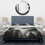 Mysterious Misty Mountain Morning - Duvet Cover Set