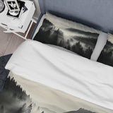 Mysterious Misty Mountain Morning - Duvet Cover Set