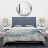 Beige Blue Ocean Storm I - Duvet Cover Set