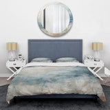 Beige Blue Ocean Storm I - Duvet Cover Set