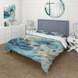 Ocean Charm Liquid Wave Art - Duvet Cover Set