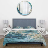 Ocean Charm Liquid Wave Art - Duvet Cover Set