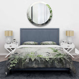 Green Minimalism Botanical Serenity - Duvet Cover Set