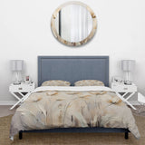Beige Embellished Tulips Symphony I - Duvet Cover Set