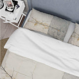 grey and white nature split - Duvet Cover Set