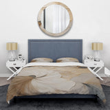 beige minimalism elegance in bloom - Duvet Cover Set