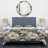 Flower Elegance Neutral Grey - Duvet Cover Set