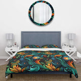 Tribal Essence Paisley Feather - Duvet Cover Set