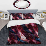 Radiant Glamour Deep Burgundy Marlbe - Duvet Cover Set