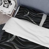 Deep Black Silver Elegance - Duvet Cover Set