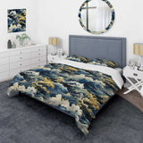 Hokusai  Japanese Waves Pattern - Duvet Cover Set