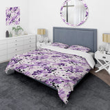 Lilac Seamless Purple Waves - Duvet Cover Set