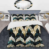 Gold Art Deco Gmarble Glamour Bliss - Duvet Cover Set