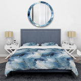 Blue Ethereal Elegance Marble Pattern - Duvet Cover Set