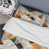 Gold Industrial Chic Marble Escape - Duvet Cover Set