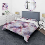 Enchanted  Light Purple Marble Mist - Duvet Cover Set