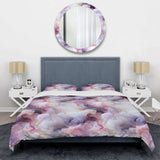 Enchanted  Light Purple Marble Mist - Duvet Cover Set