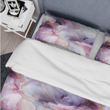 Enchanted  Light Purple Marble Mist - Duvet Cover Set