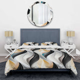 Monochrome Reflections - Duvet Cover Set