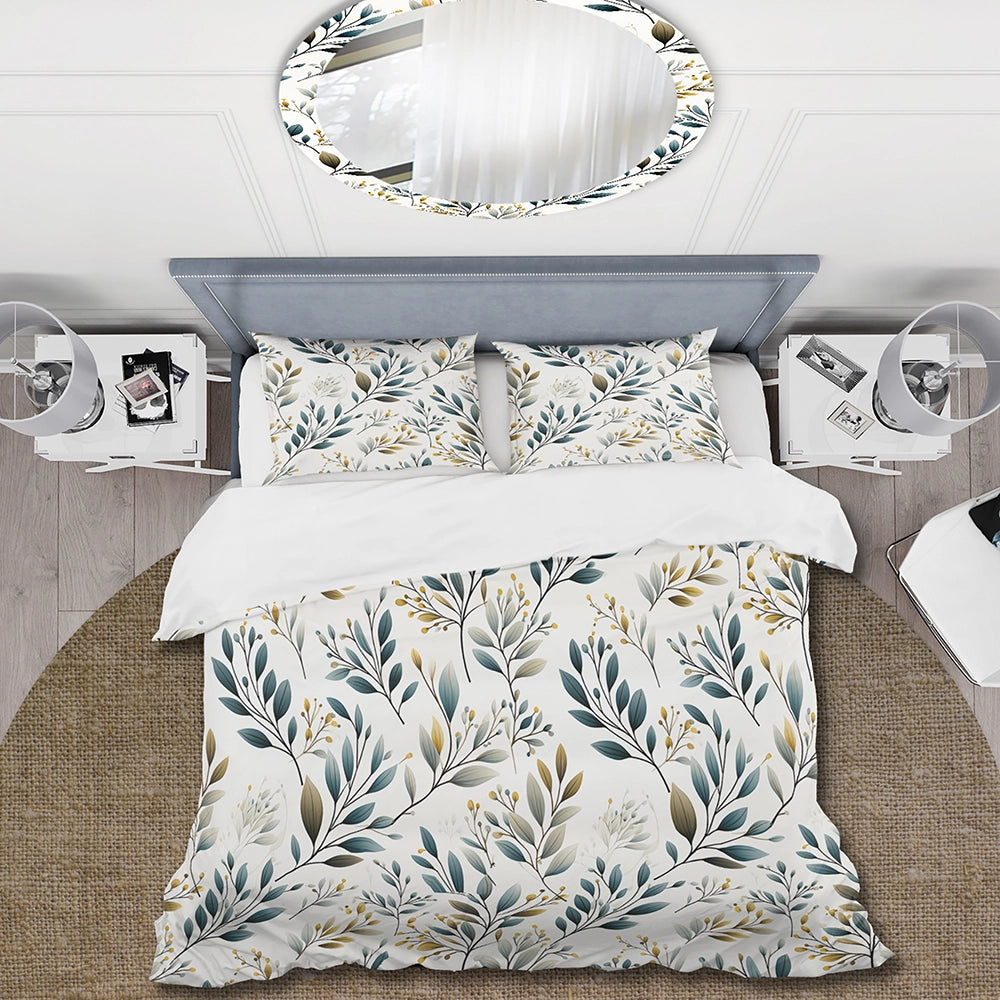 Minimalist Leaves - Duvet Cover Set