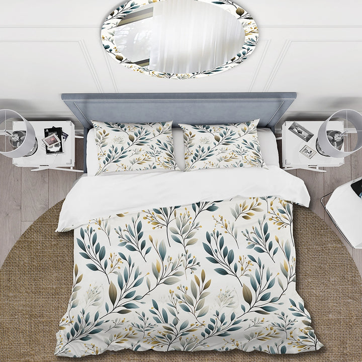 Minimalist Leaves - Duvet Cover Set