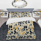 Modern Leaf Patterns - Duvet Cover Set