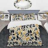Modern Leaf Patterns - Duvet Cover Set