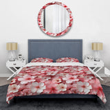 Pink Sakura Blossoms Floral - Duvet Cover Set