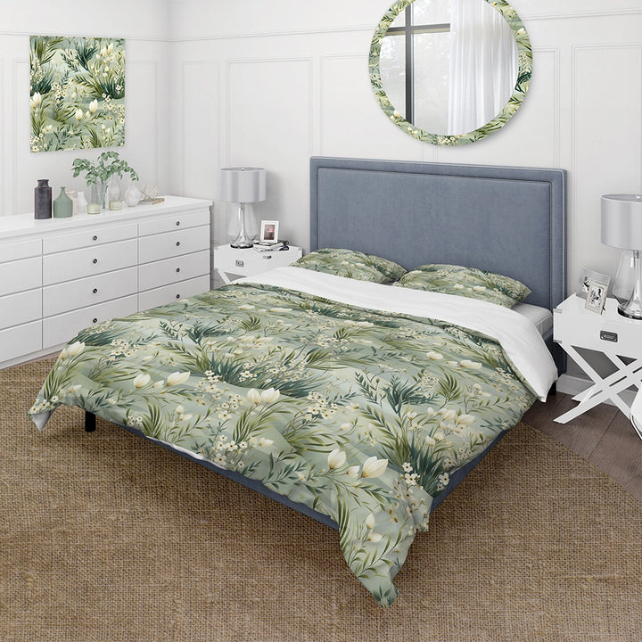 Green Grassland Meadows - Duvet Cover Set
