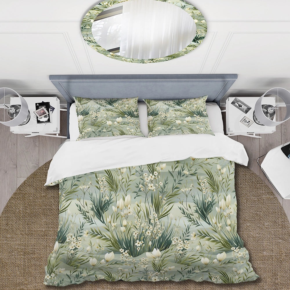 Green Grassland Meadows - Duvet Cover Set