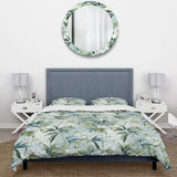 Bamboo Tranquility Tropical Pattern - Duvet Cover Set