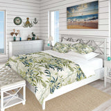 Tropical Zen Bamboo Pattern - Duvet Cover Set