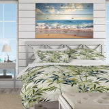 Tropical Zen Bamboo Pattern - Duvet Cover Set