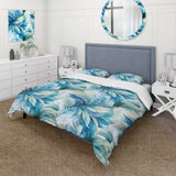 Oceanic Mirage Tropical Pattern - Duvet Cover Set