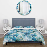 Oceanic Mirage Tropical Pattern - Duvet Cover Set